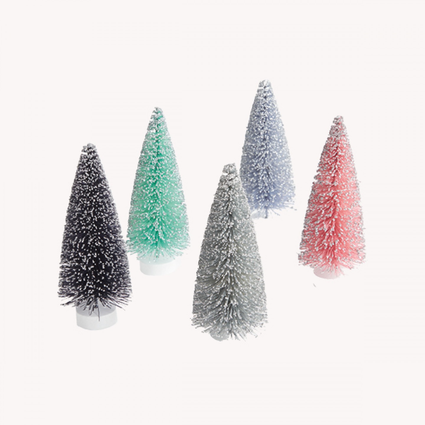 Pretty Pink and Pastel Christmas Decorations from Dobbies, Dunelm and